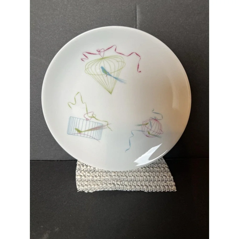 Vtg‎ MCM Rosenthal Continental China Raymond Loewy BIRD CAGE Desert Plate 6 Inch